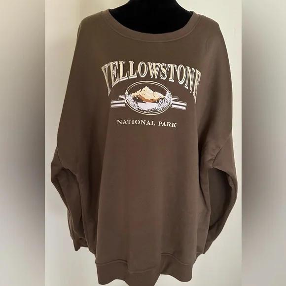 SHEIN Yellowstone Crewneck Sweatshirt - Picture 3 of 9